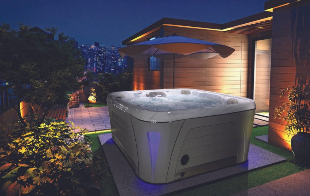 Hydropool 2 Outdoor Serenity 4500, which can help to improve sleep
