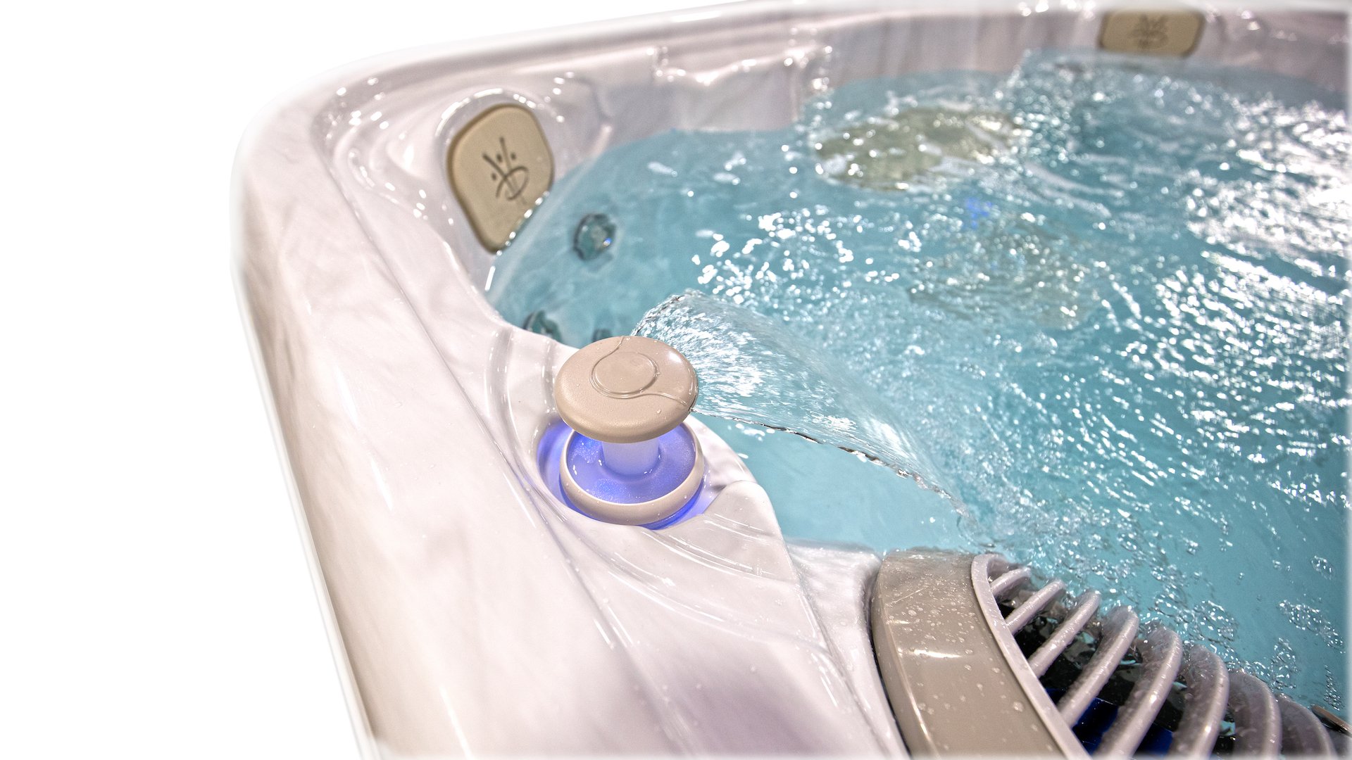 Hydropool Serenity 6600 3 Hydropool Serenity 6600 Topside AquaBlade Waterfall