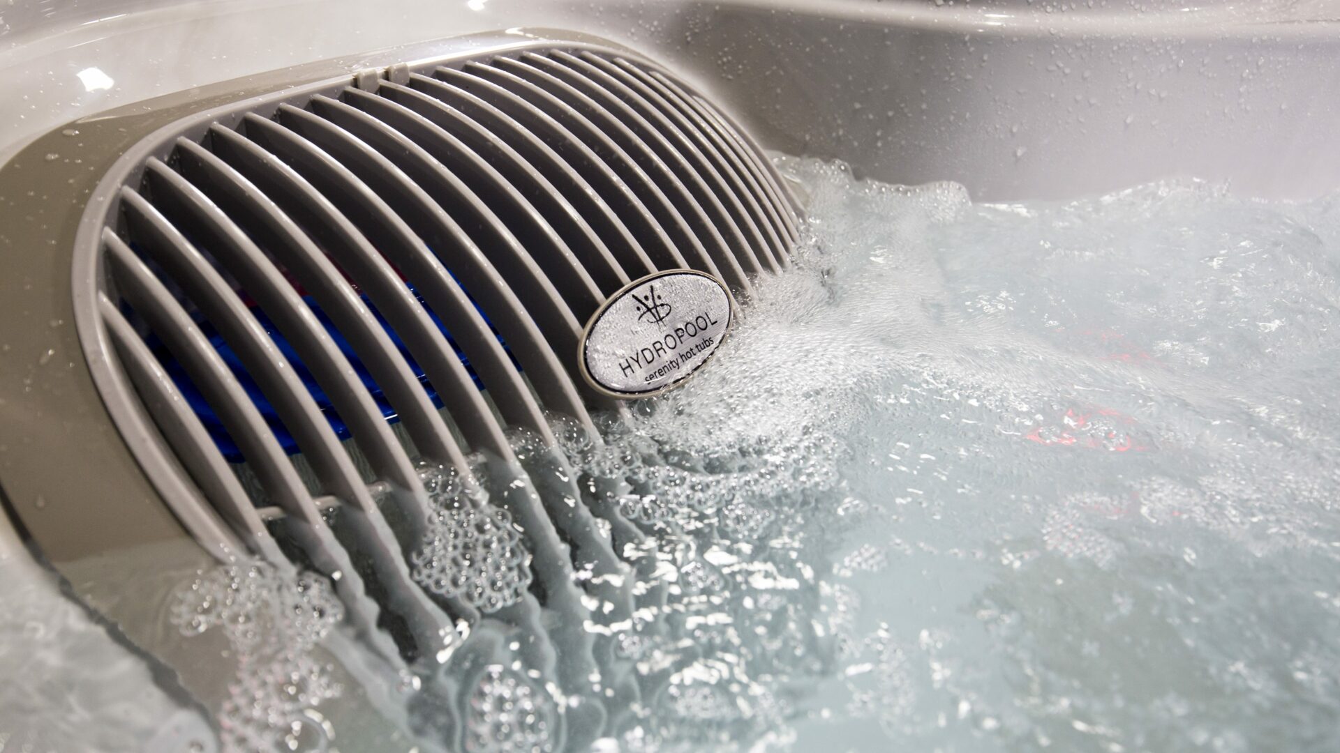 Hydropool Serenity Hot Tub Head Filter Grill Detail