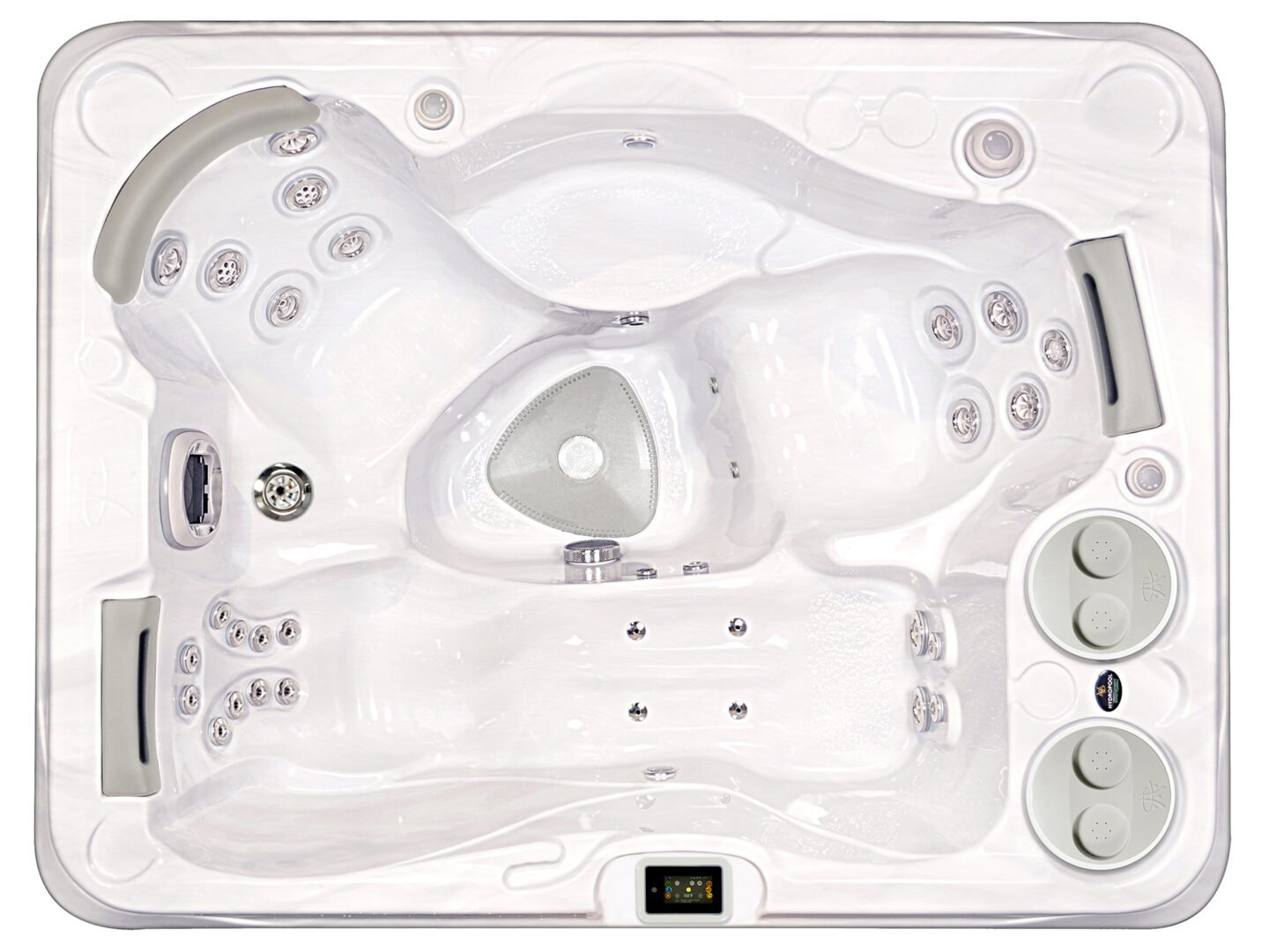 Hydropool Signature 395 Gold top view
