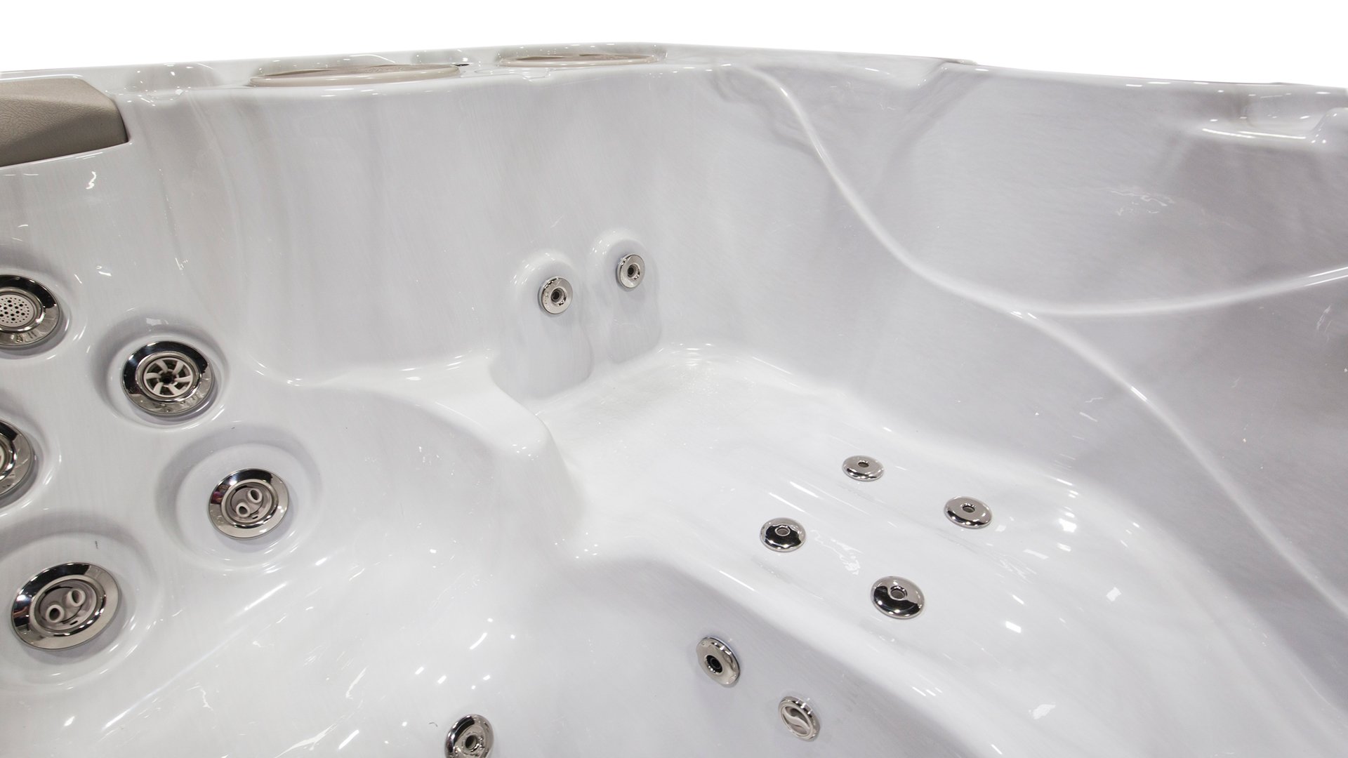 hydropool signature 395 gold empty shell seats